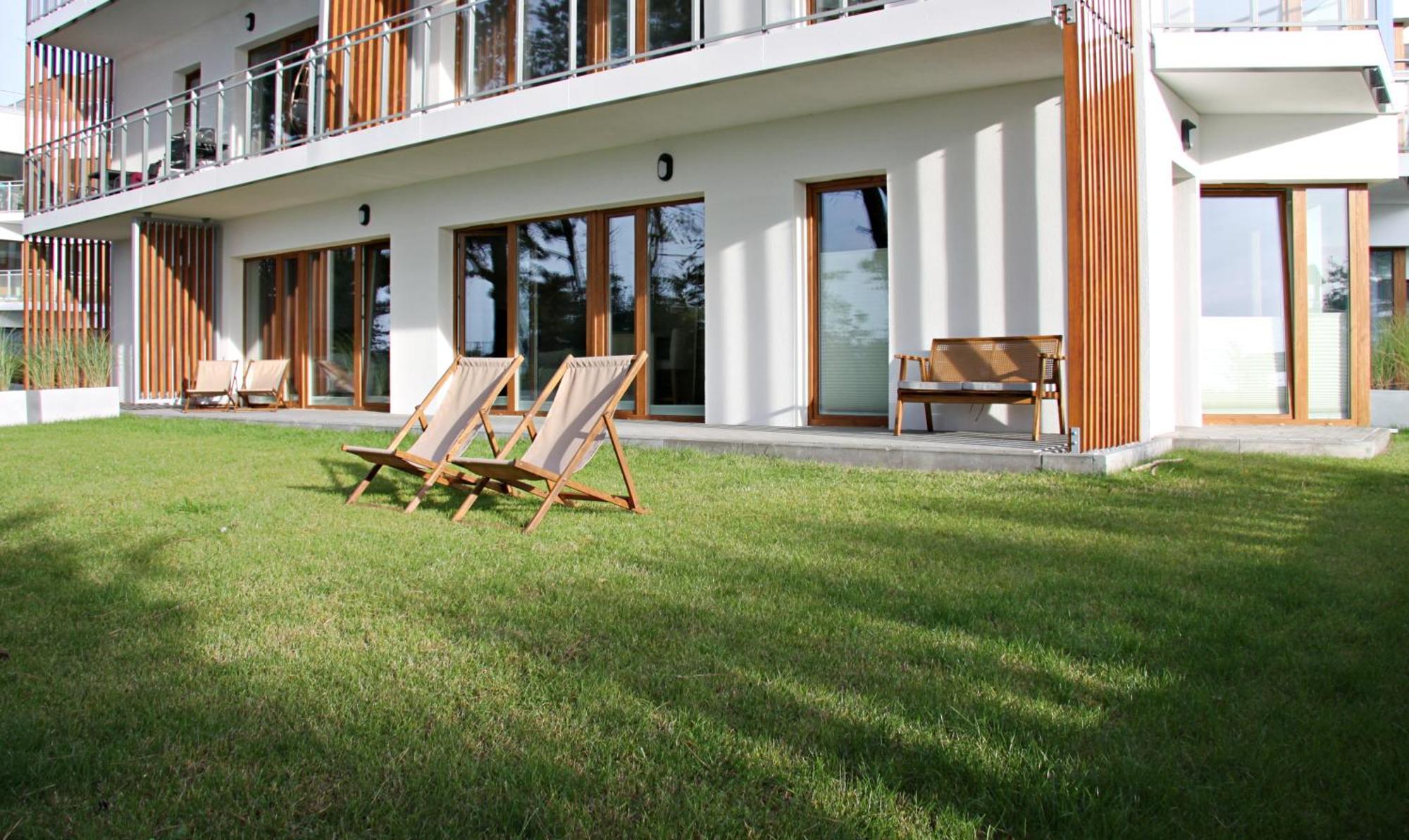 Let'S Sea - 2 Bedroom - Premium Baltic Apartment With Front Sea View Garden And Spa Access Gąski Dış mekan fotoğraf