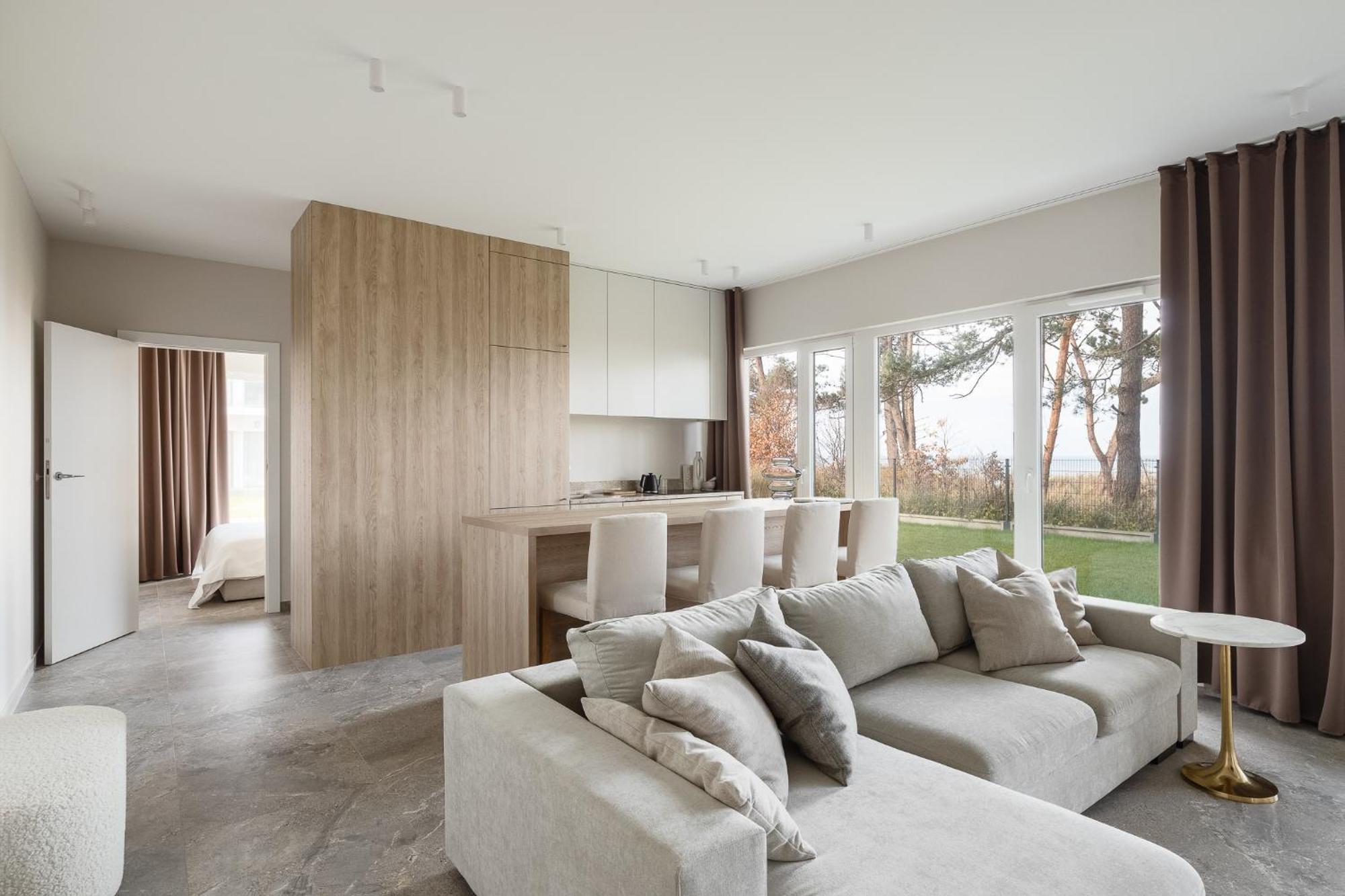 Let'S Sea - 2 Bedroom - Premium Baltic Apartment With Front Sea View Garden And Spa Access Gąski Dış mekan fotoğraf