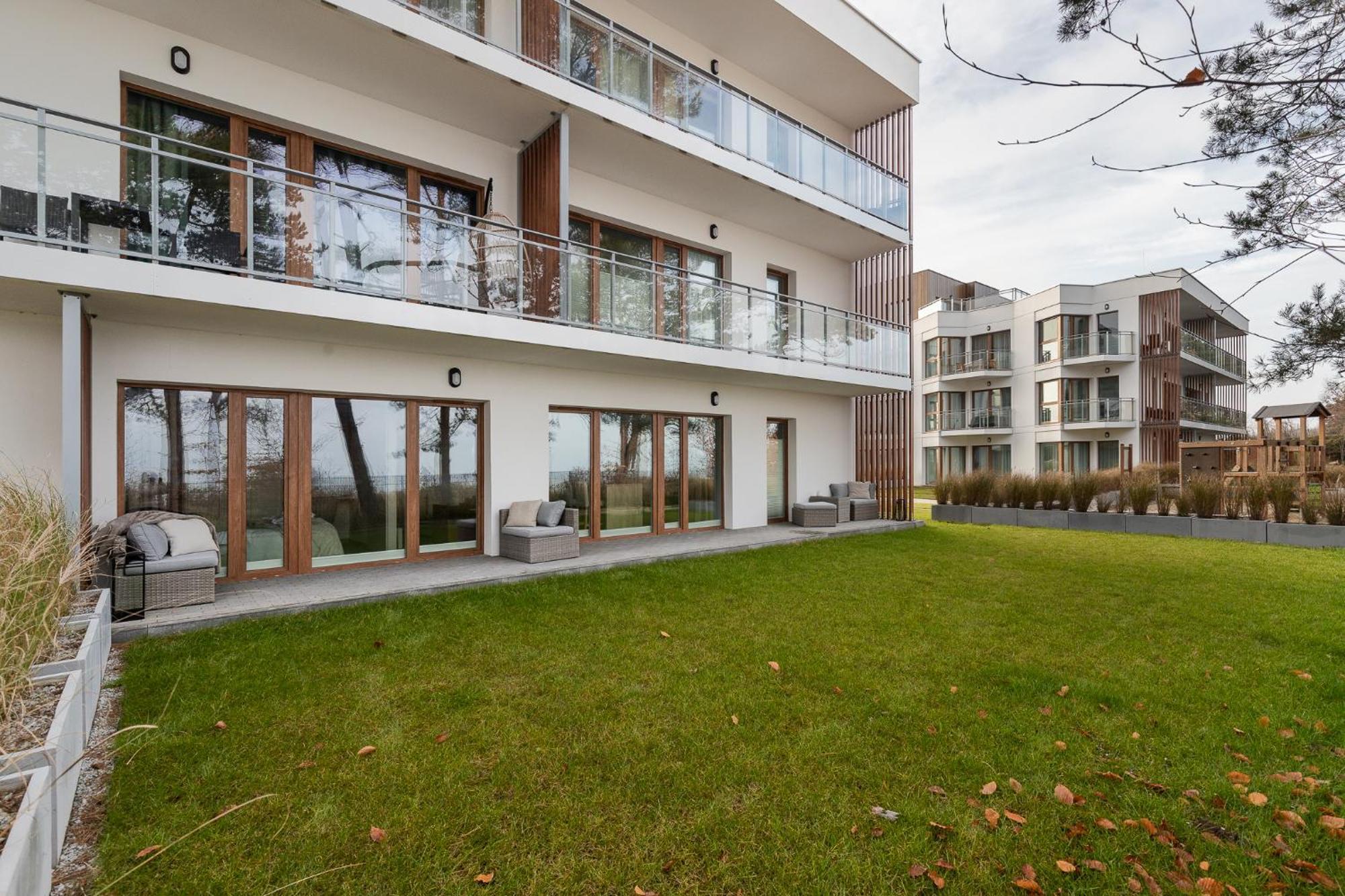 Let'S Sea - 2 Bedroom - Premium Baltic Apartment With Front Sea View Garden And Spa Access Gąski Dış mekan fotoğraf